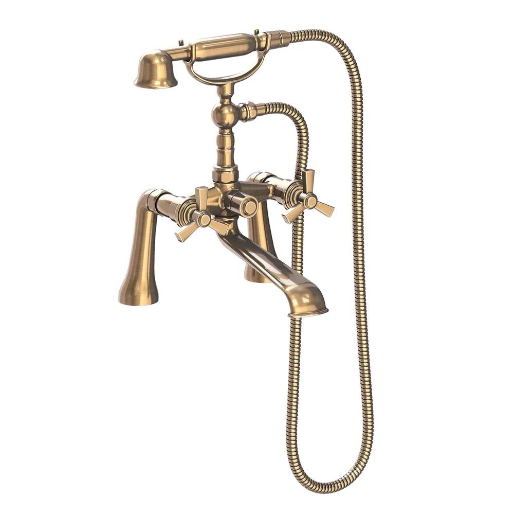 Newport Brass Deck Mount Roman Tub Faucets With Hand Showers item 1600-4272/06