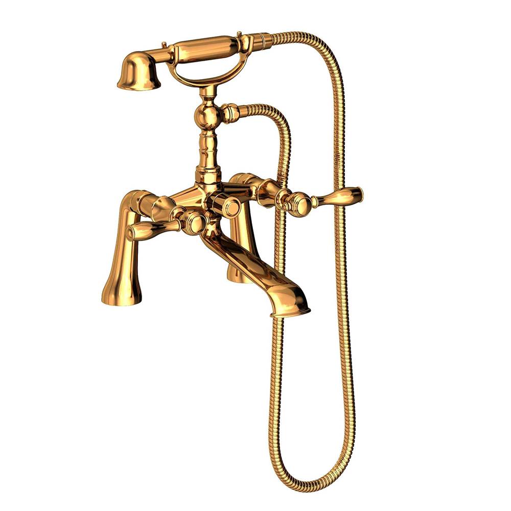 Newport Brass Deck Mount Roman Tub Faucets With Hand Showers item 1770-4273/24
