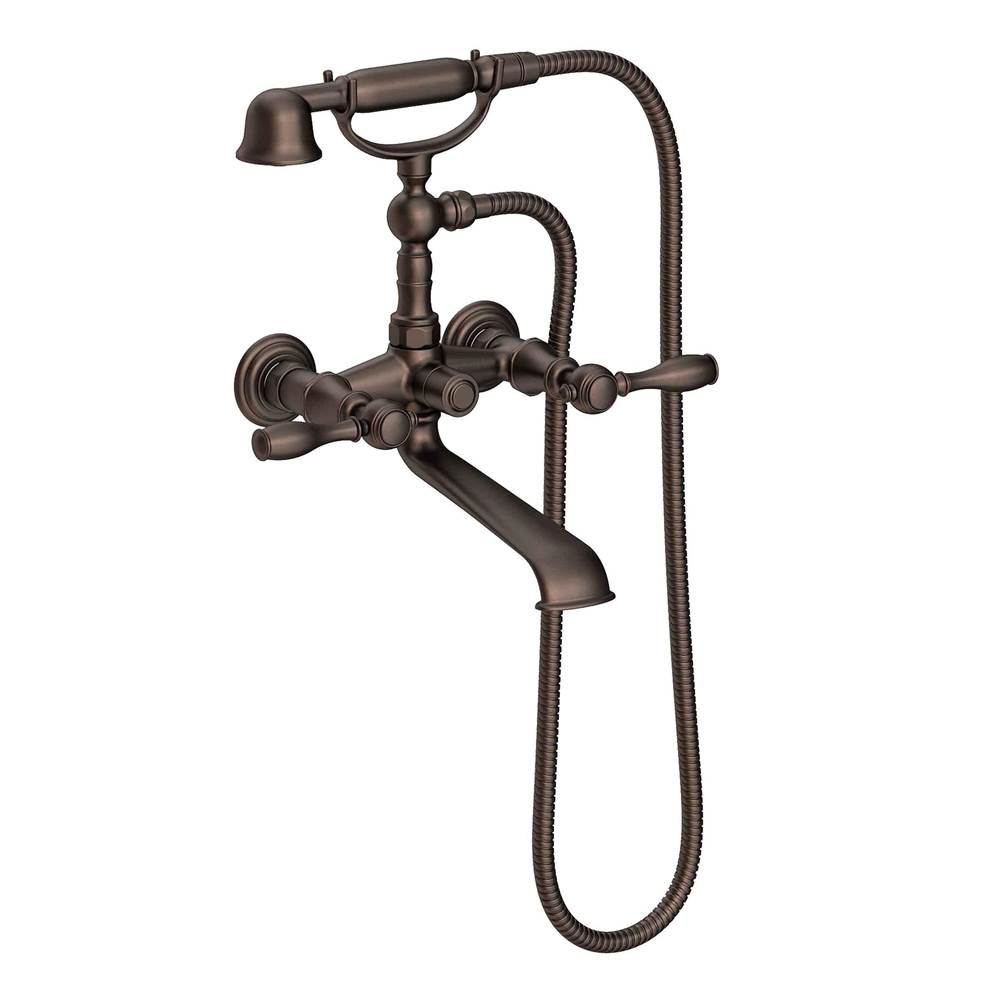 Newport Brass Deck Mount Roman Tub Faucets With Hand Showers item 1770-4283/07