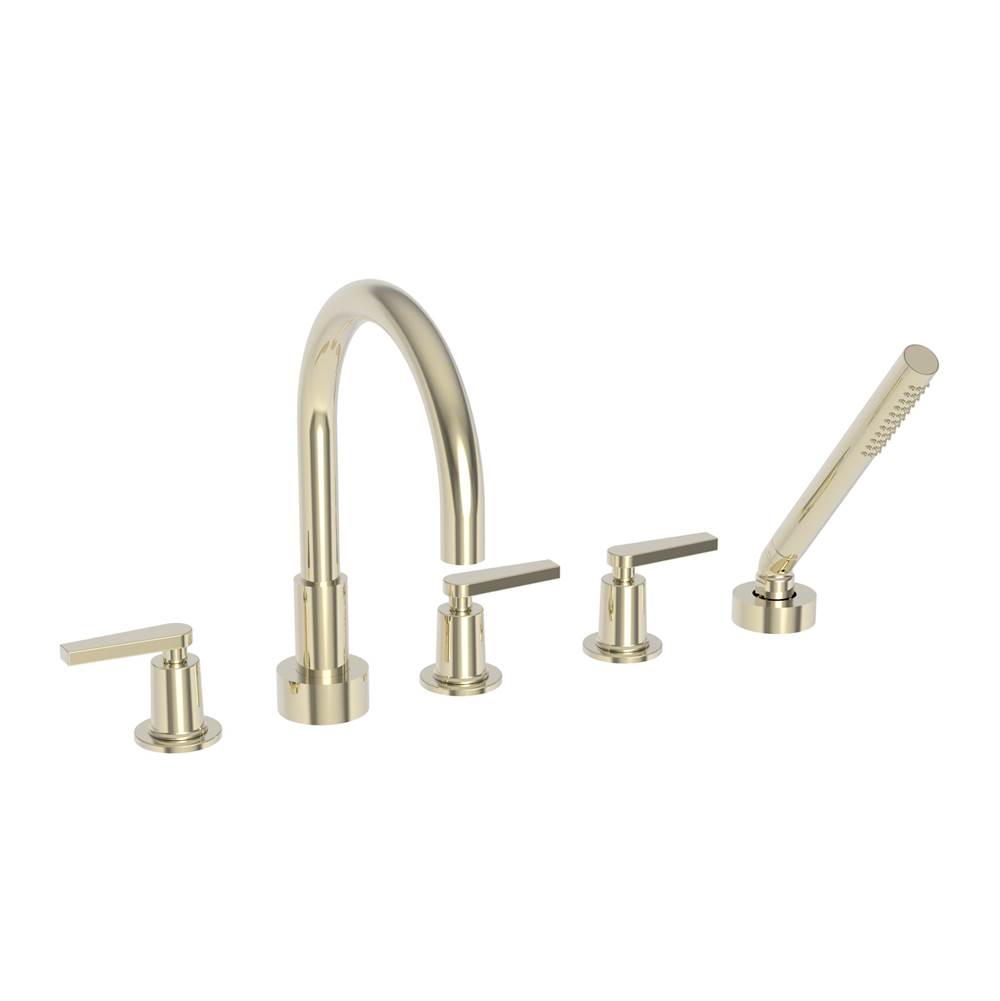 Newport Brass Deck Mount Roman Tub Faucets With Hand Showers item 3-2977/24A