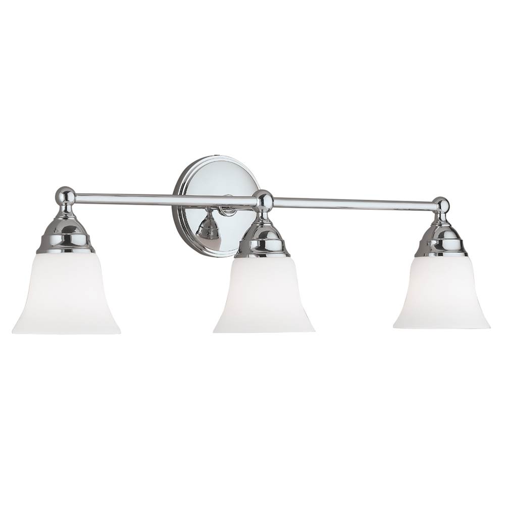 Norwell Three Light Vanity Bathroom Lights item 8583-CH-BSO