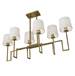 Norwell - 9678-AG-WS - Single Tier Chandeliers