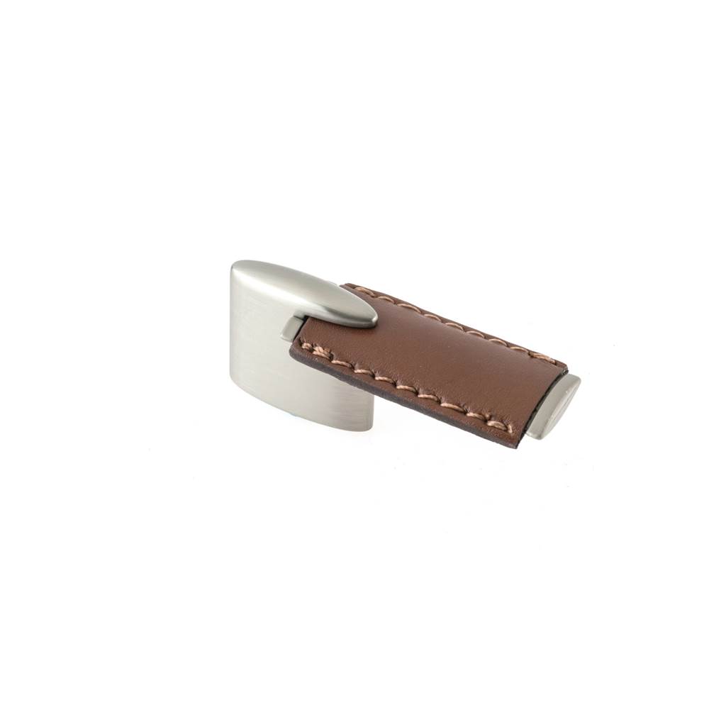 Fixtures, Etc.Richelieu AmericaContemporary Leather and Metal Pull - 7451