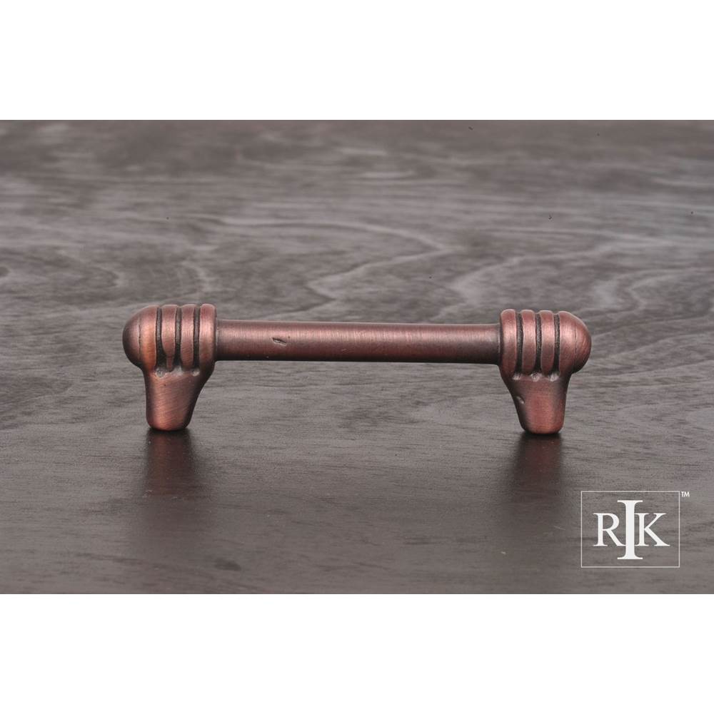 Fixtures, Etc.RK International3 1/2'' c/c Distressed Rod with Swirl Ends Pull