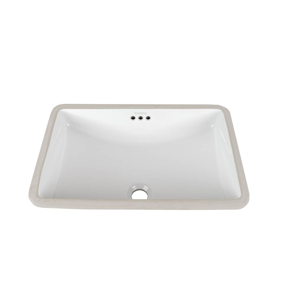 Fixtures, Etc.Ronbow20'' Restyle Rectangular Ceramic Undermount Bathroom Sink in White