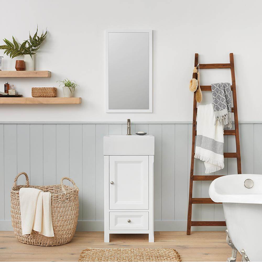 Fixtures, Etc.Ronbow18'' Juliet Bathroom Vanity Cabinet Base in White