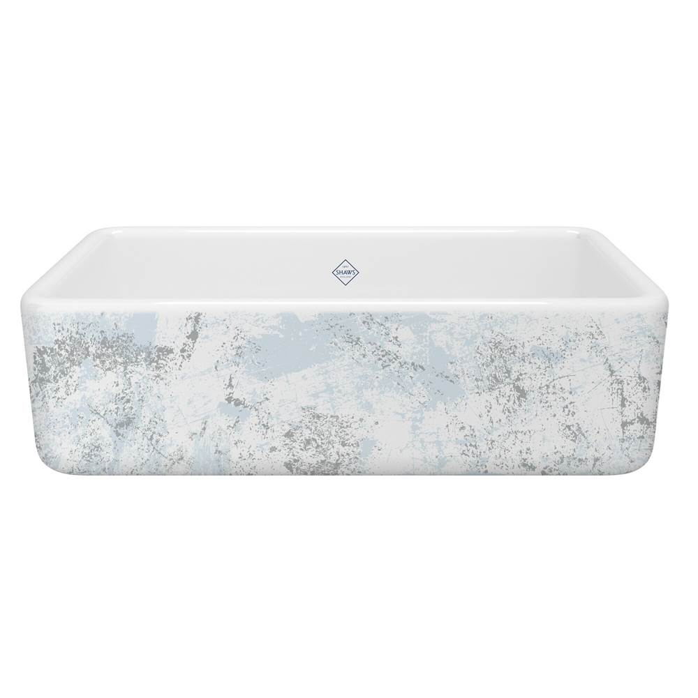 Fixtures, Etc.RohlLancaster™ 33'' Single Bowl Farmhouse Apron Front Fireclay Kitchen Sink With Patina Design