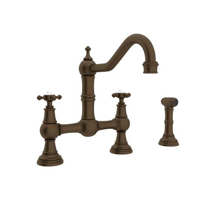 Fixtures, Etc.RohlEdwardian™ Bridge Kitchen Faucet With Side Spray