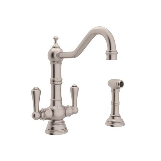 Fixtures, Etc.RohlEdwardian™ Two Handle Kitchen Faucet With Side Spray
