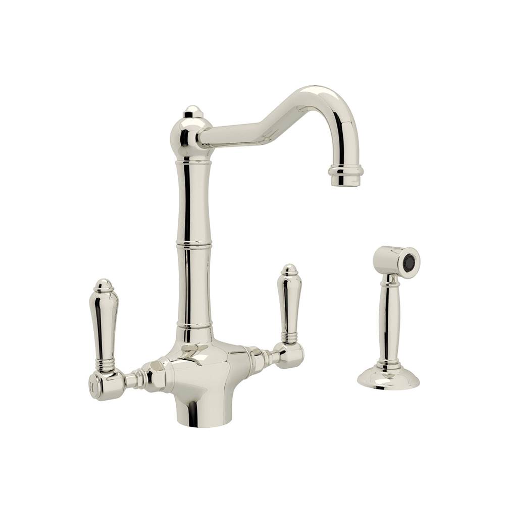 Fixtures, Etc.RohlAcqui® Two Handle Kitchen Faucet With Side Spray