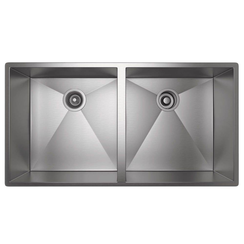 Fixtures, Etc.RohlForze™ 35'' Double Bowl Stainless Steel Kitchen Sink