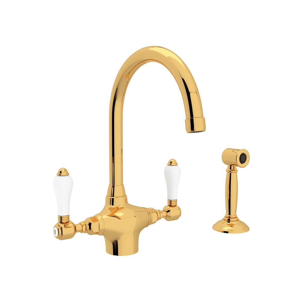 Fixtures, Etc.RohlSan Julio® Two Handle Kitchen Faucet With Side Spray