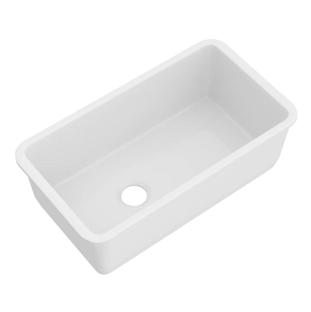 Fixtures, Etc.RohlAllia™ 34'' Fireclay Single Bowl Undermount Kitchen Sink