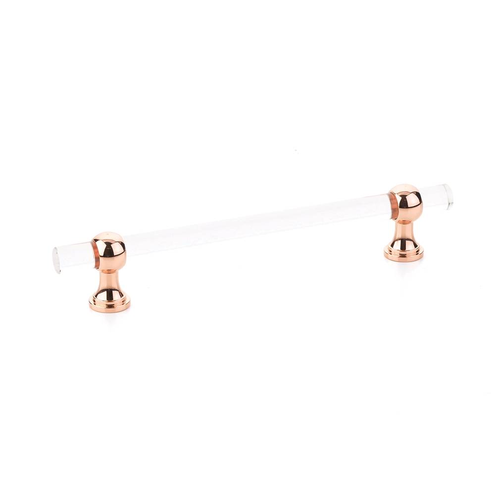 Fixtures, Etc.Schaub And CompanyPull, Adjustable Clear Acrylic, Polished Rose Gold, 6'' cc
