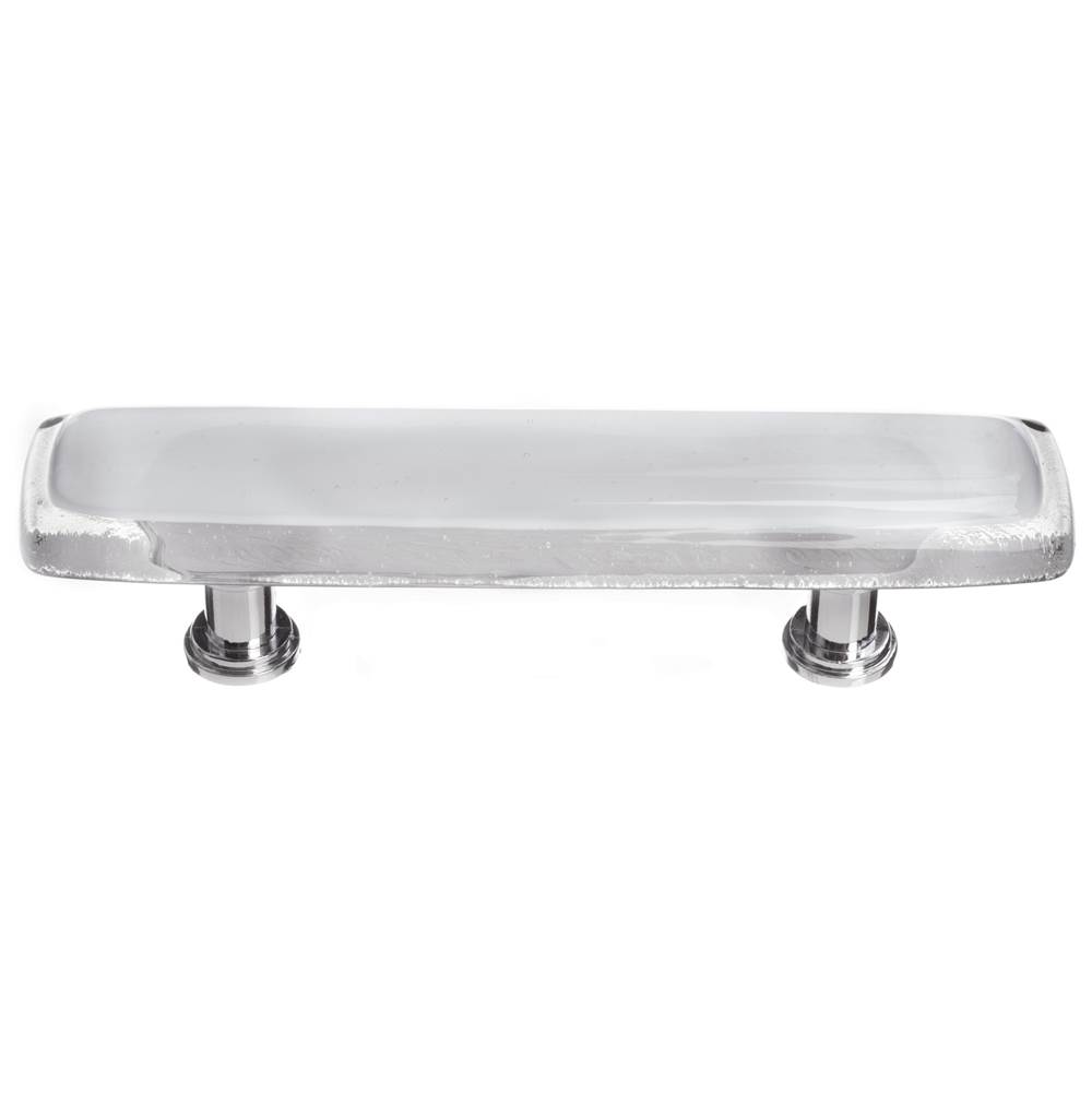 Fixtures, Etc.SiettoReflective Blue-Grey Pull With Satin Nickel Base