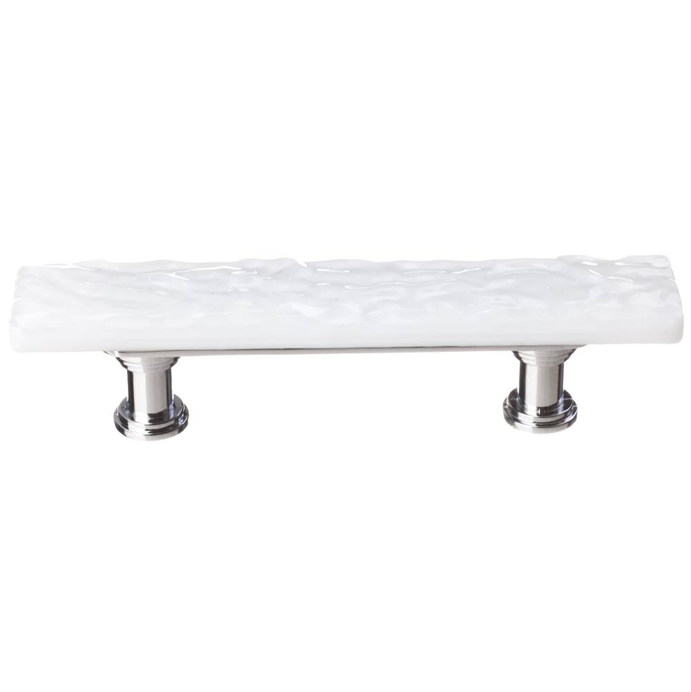 Fixtures, Etc.SiettoSkinny Glacier White Pull With Oil Rubbed Bronze Base