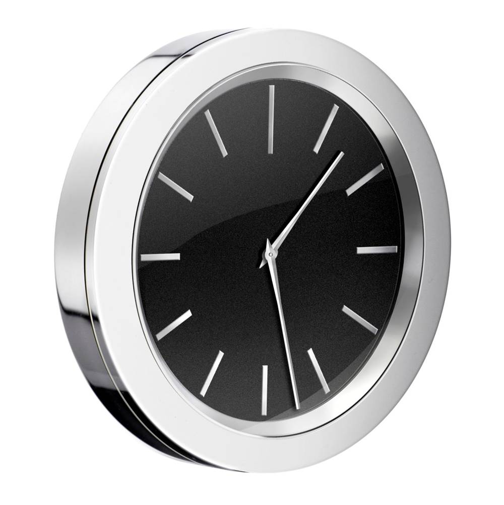 Fixtures, Etc.SmedboClock For Mirror- Self Adhesive- Pc/Black 2 1/2'' Diameter