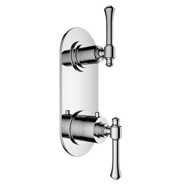 Santec Thermostatic Valve Trims With Integrated Diverter Shower Faucet Trims item 7197AT75-TM