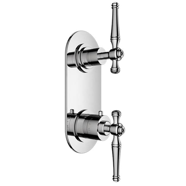 Santec Thermostatic Valve Trims With Integrated Diverter Shower Faucet Trims item 7196KL30-TM