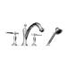 Santec - 9555KL91-TM - Roman Tub Faucets With Hand Showers