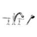 Santec - 9555KT70-TM - Roman Tub Faucets With Hand Showers