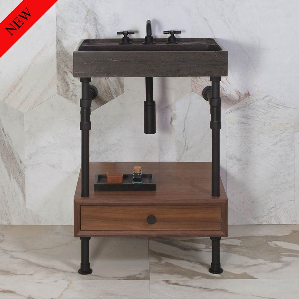 Fixtures, Etc.Stone ForestElemental Drawer Vanity, 36'' W, With 6'' H Drawer