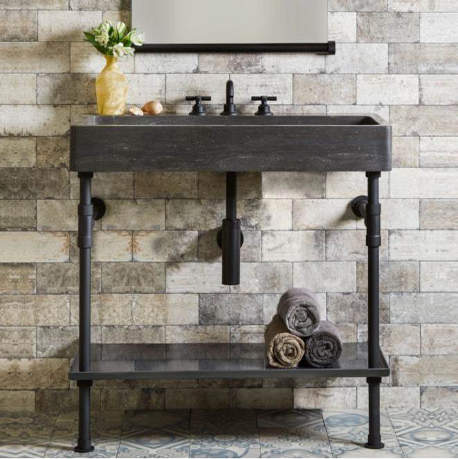 Stone Forest Console Bathroom Sinks Only Lavatory Consoles item TD-TRG-36 AGL