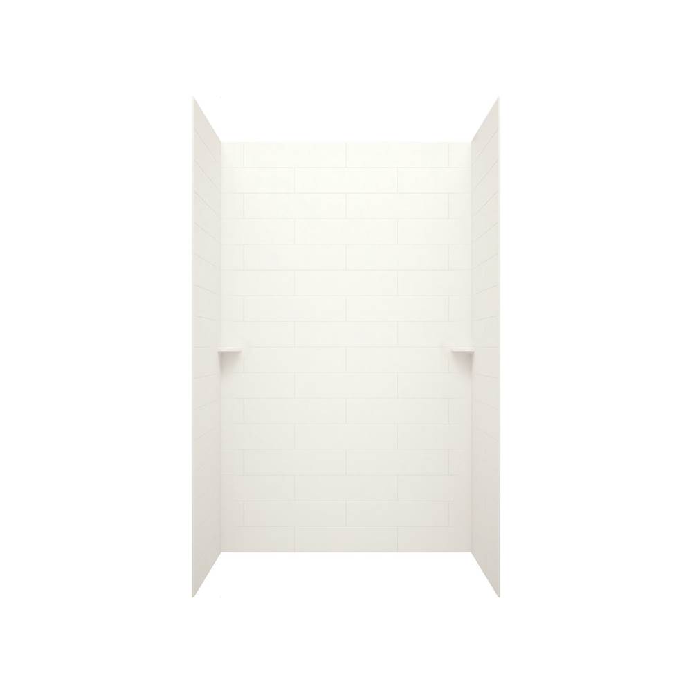 Fixtures, Etc.SwanMSMK72-3062 30 x 62 x 72 Swanstone® Modern Subway Tile Glue up Tub Wall Kit in Bisque