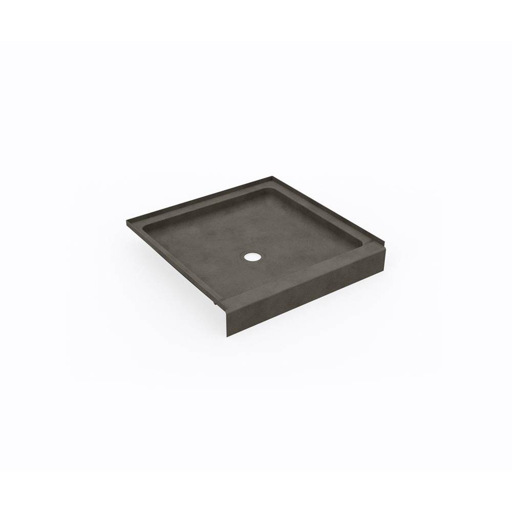 Fixtures, Etc.SwanSS-3232 32 x 32 Swanstone® Alcove Shower Pan with Center Drain Charcoal Gray