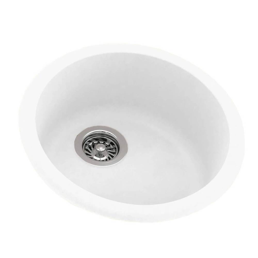 Fixtures, Etc.SwanUSRB-18 Swanstone® Undermount Round Bowl Sink in White