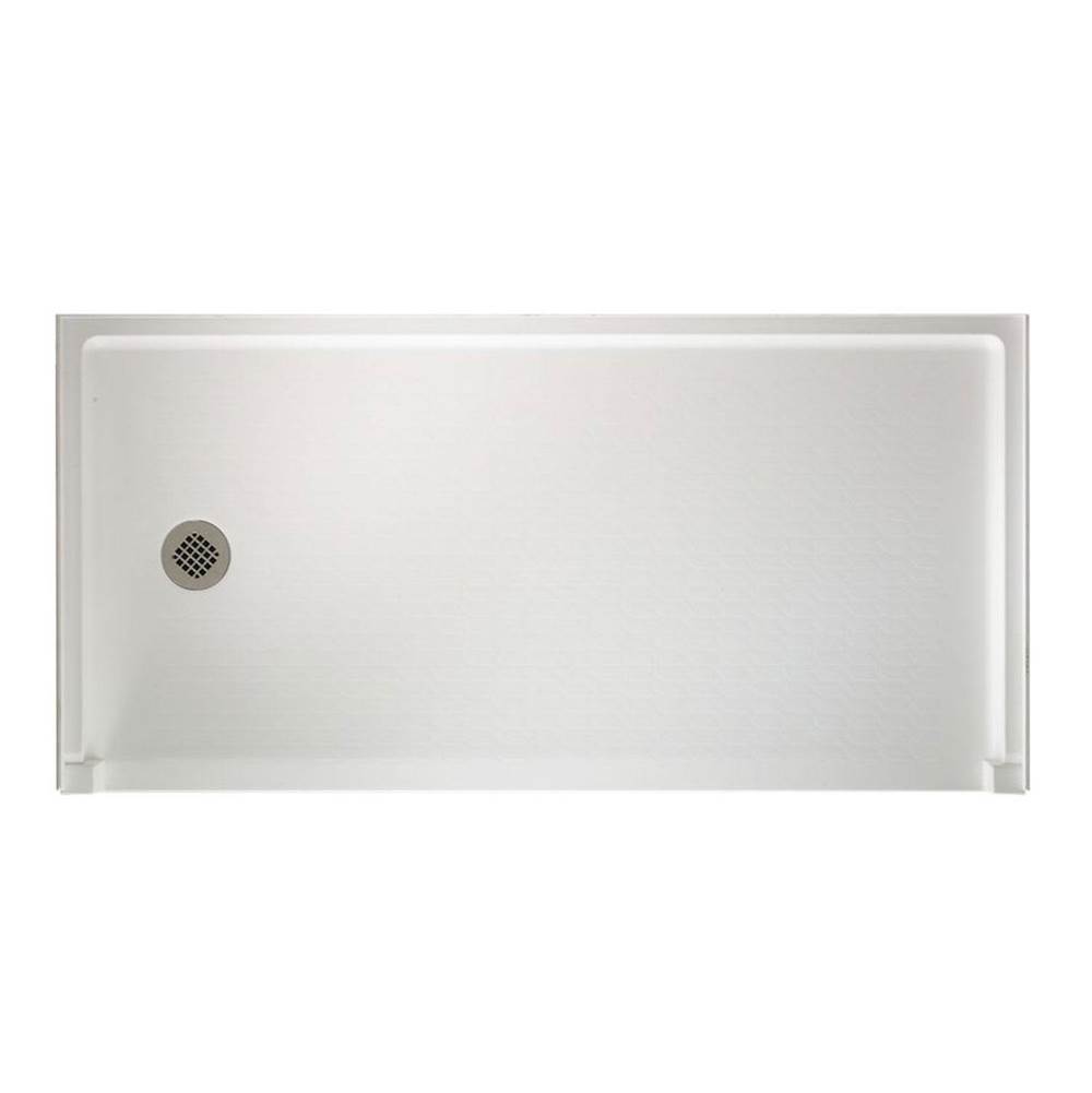 Fixtures, Etc.SwanSBF-3060 30 x 60 Swanstone Alcove Shower Pan with Right Hand Drain in Bone