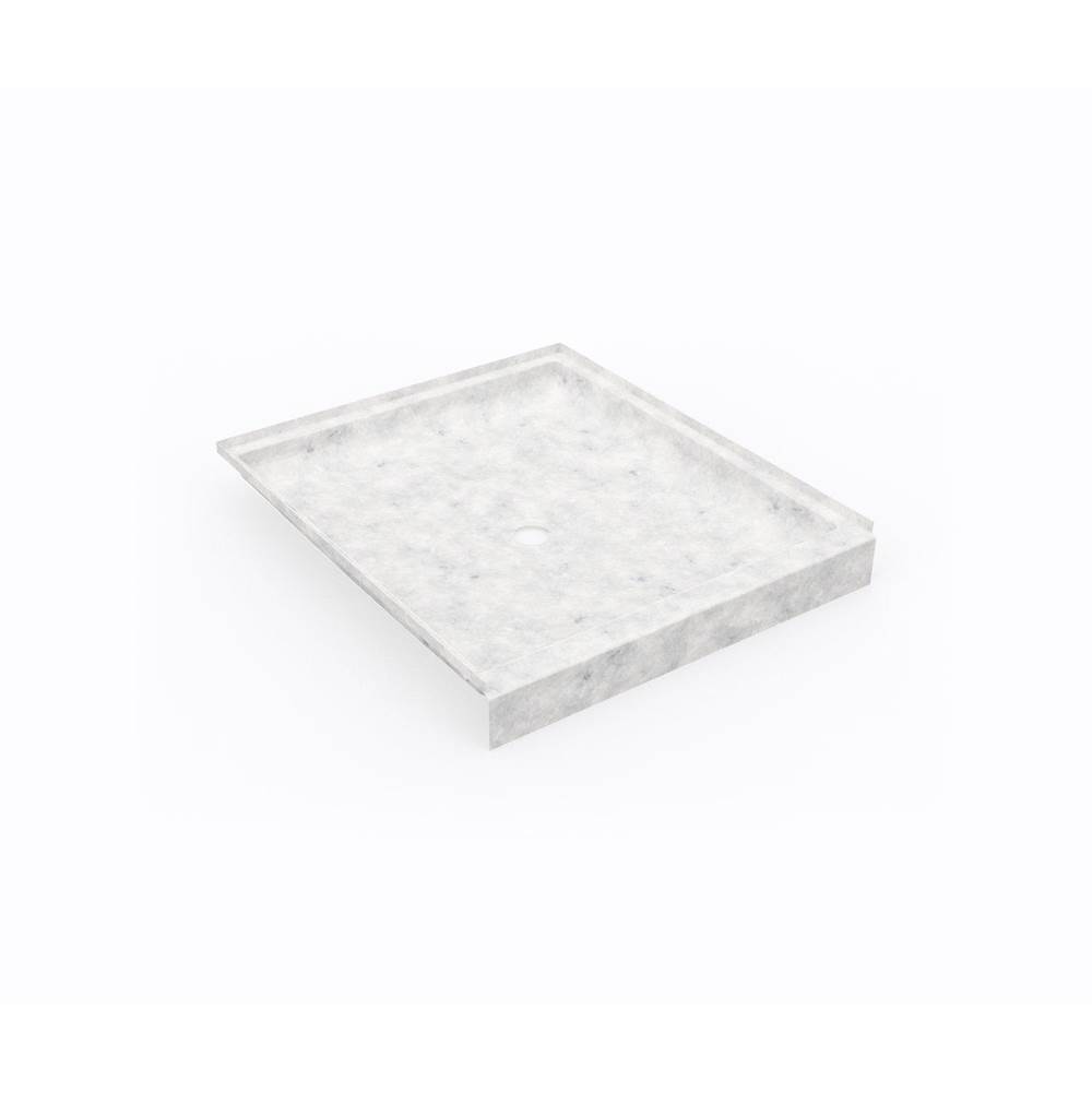 Fixtures, Etc.SwanSS-4236 42 x 36 Swanstone® Alcove Shower Pan with Center Drain in Ice