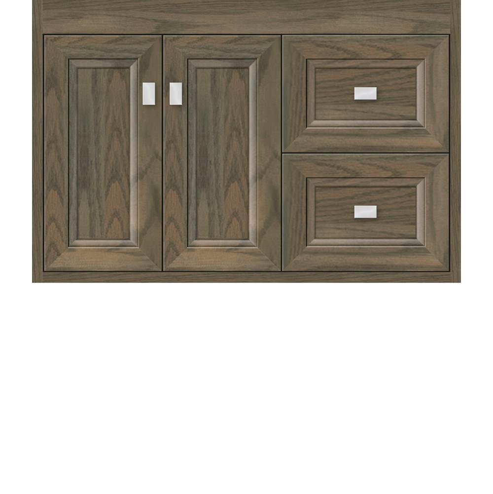 Fixtures, Etc.Strasser Woodenworks30 X 18.5 X 19.75 Sodo Inset Wall Mount Vanity Ogee Miter Dusky Oak Rh