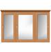 Strasser Woodenwork - 70.588 - Tri View Medicine Cabinets