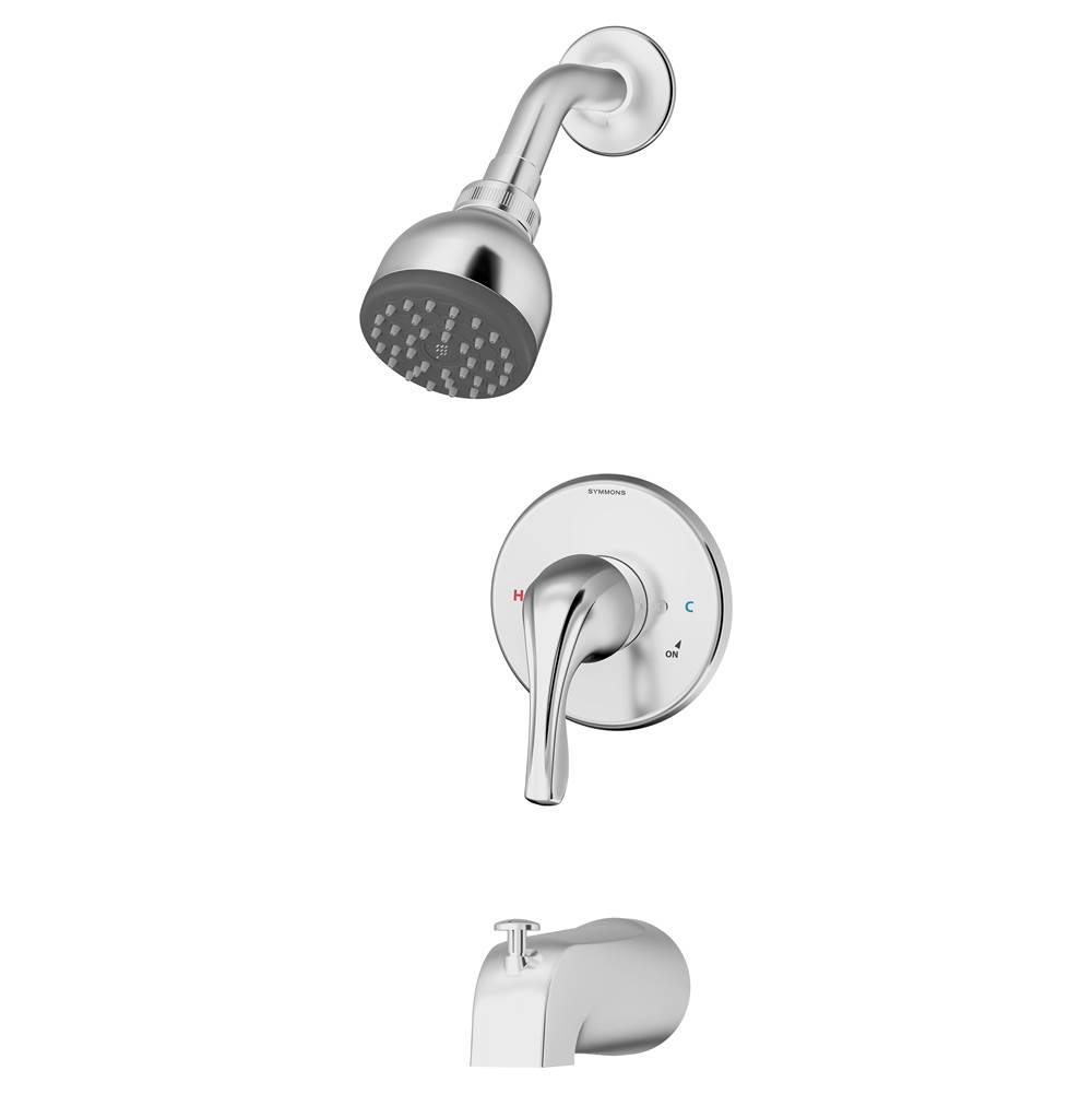 Fixtures, Etc.SymmonsOrigins Single Handle 1-Spray Tub and Shower Faucet Trim in Polished Chrome - 1.5 GPM (Valve Not Included)
