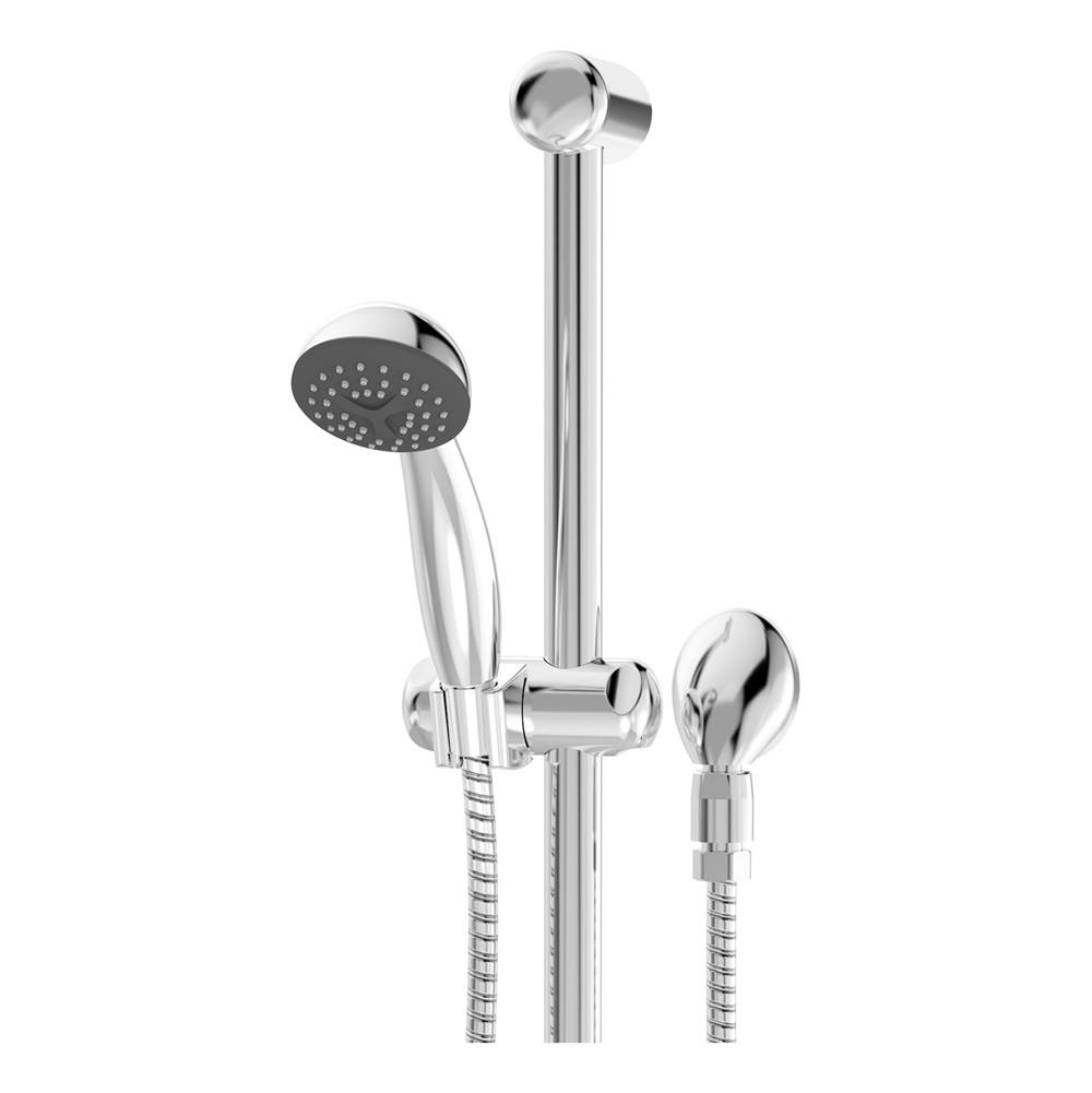 Fixtures, Etc.SymmonsDia 1-Spray Hand Shower with Slide Bar in Polished Chrome (2.5 GPM)