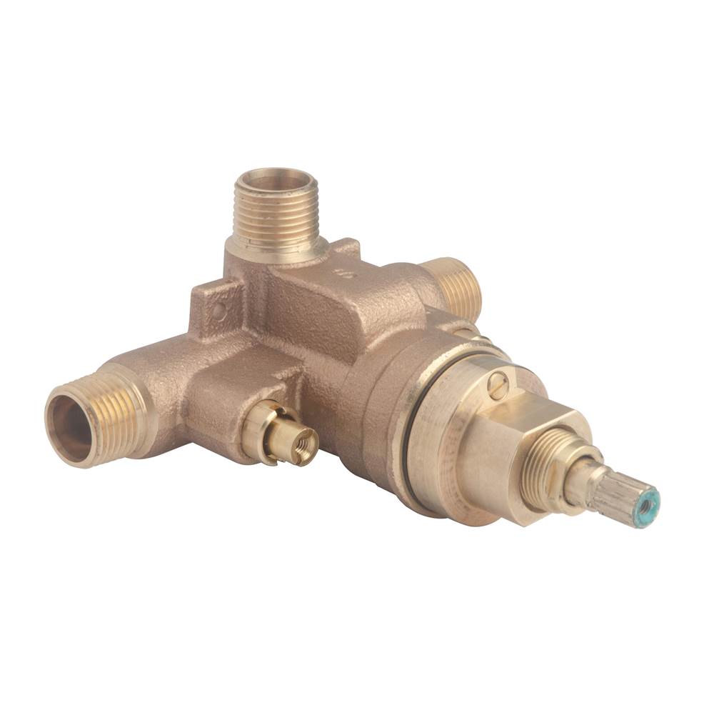 Fixtures, Etc.SymmonsTemptrol Brass Pressure-Balancing Shower Valve with Service Stops