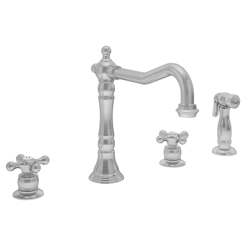 Fixtures, Etc.SymmonsCarrington 2-Handle Kitchen Faucet with Side Sprayer in Stainless Steel (1.5 GPM)