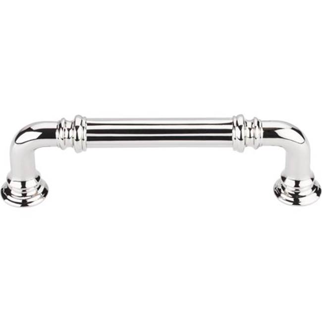 Fixtures, Etc.Top KnobsReeded Pull 3 3/4 Inch (c-c) Polished Nickel