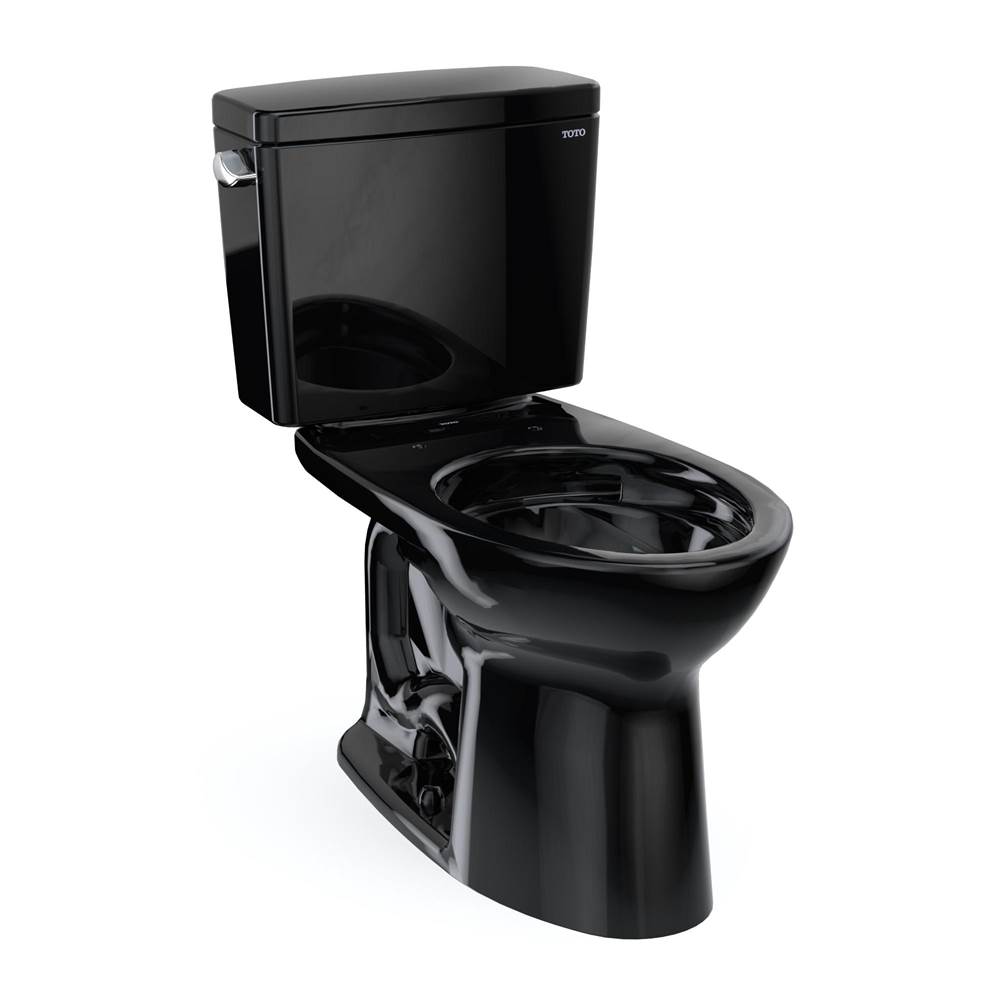 Fixtures, Etc.TOTOToto® Drake®  Two-Piece Elongated 1.6 Gpf Universal Height Tornado Flush® Toilet, Ebony