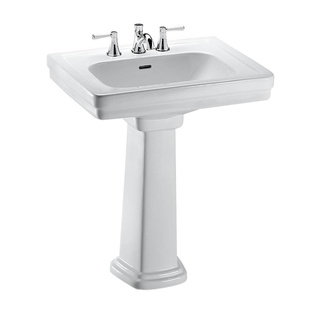 Fixtures, Etc.TOTOToto® Promenade® 24'' X 19-1/4'' Rectangular Pedestal Bathroom Sink For 8 Inch Center Faucets, Cotton White