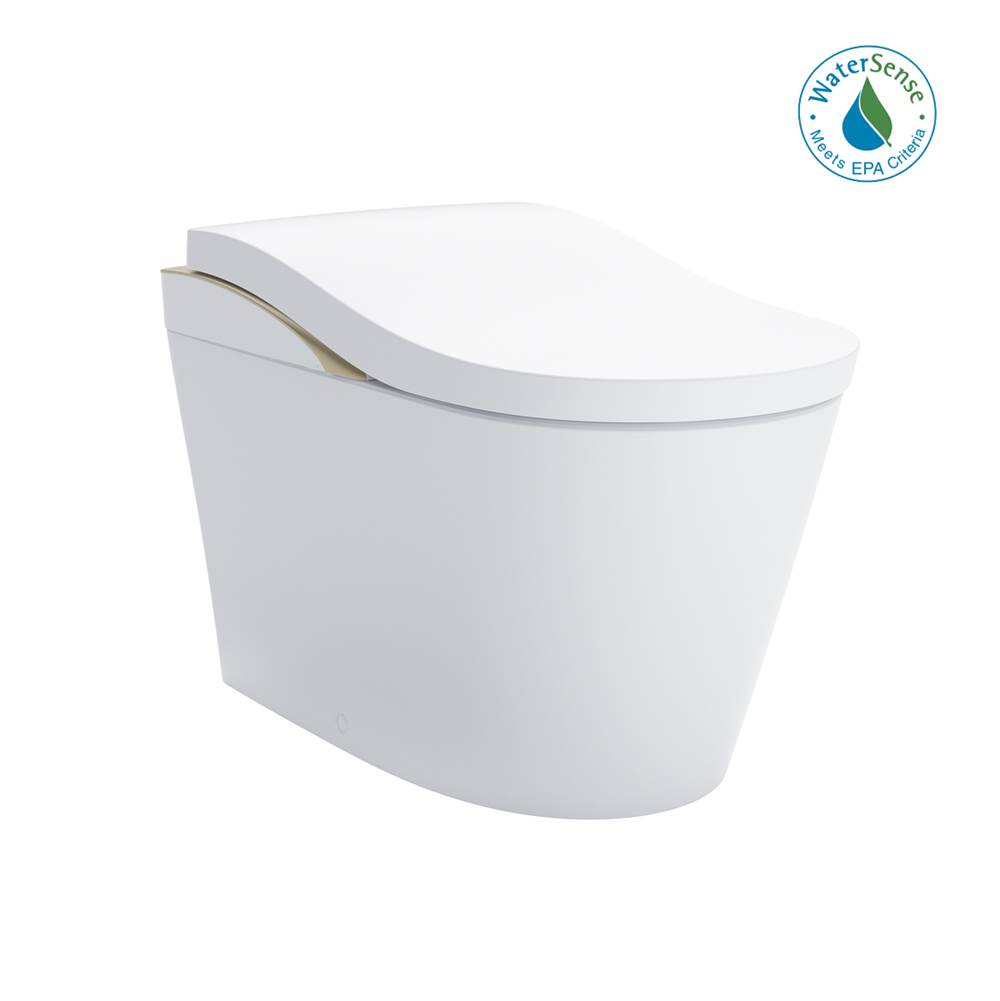 Fixtures, Etc.TOTOTOTO Neorest LS Dual Flush 1.0 or 0.8 GF Integrated Bidet Toilet, Cotton White with Nickel Trim - MS8732CUMFGNo.01N