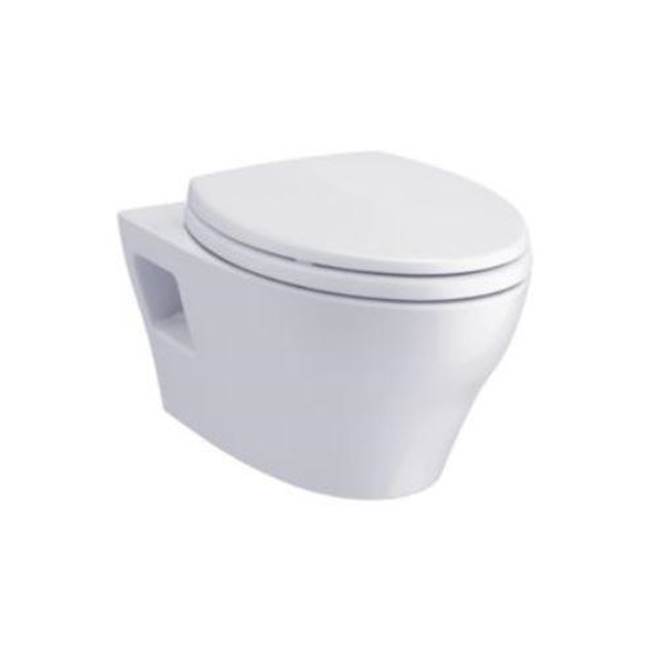 Fixtures, Etc.TOTOEP Wall-Hung Elongated Toilet and DuoFit® In-Wall 0.9 and 1.28 GPF Tank System with Copper Supply Line, White