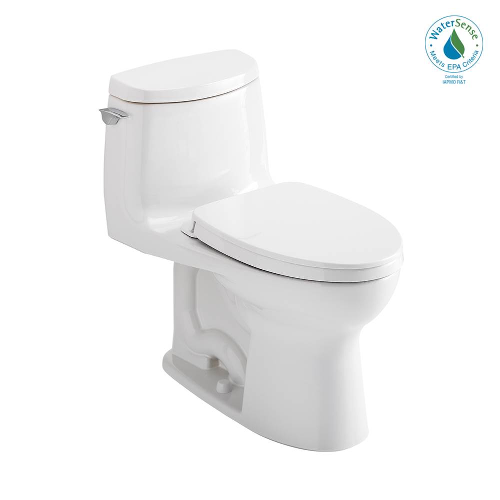 Fixtures, Etc.TOTOToto® Ultramax® II 1G® One-Piece Elongated 1.0 Gpf Universal Height Toilet With Cefiontect And Ss124 Softclose Seat, Washlet+ Ready, Cotton White