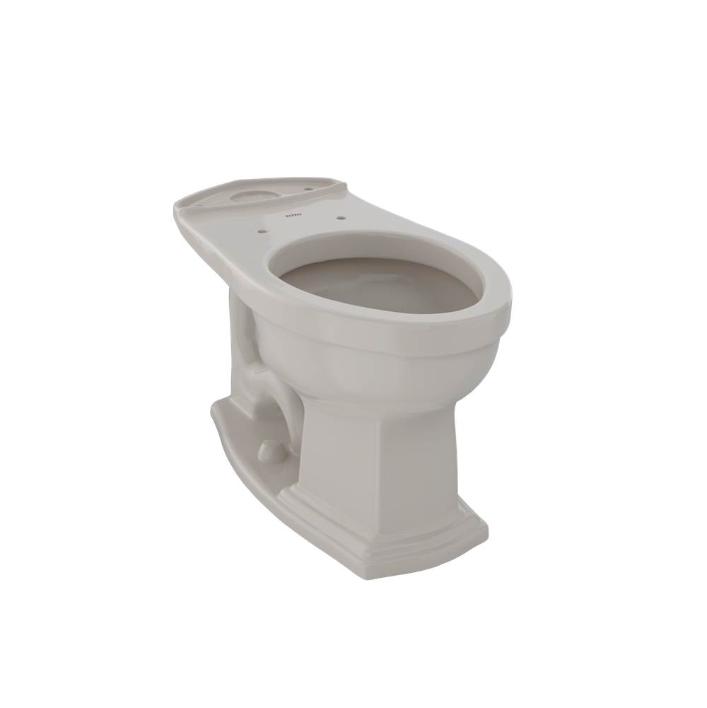 Fixtures, Etc.TOTOEco Clayton® and Clayton® Universal Height Elongated Toilet Bowl, Bone