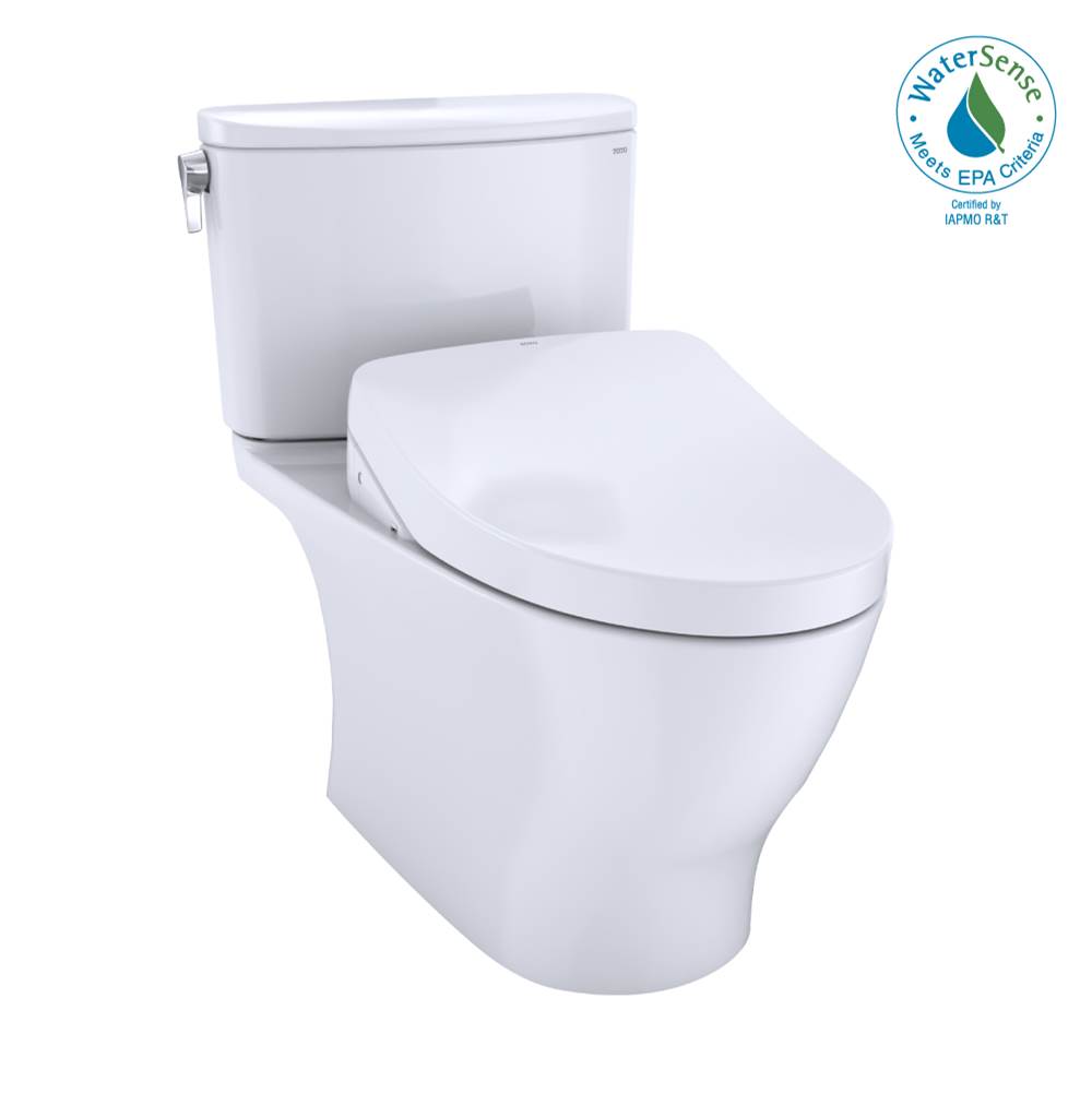 Fixtures, Etc.TOTOToto® Washlet®+ Nexus® Two-Piece Elongated 1.28 Gpf Toilet With S500E Contemporary Bidet Seat, Cotton White
