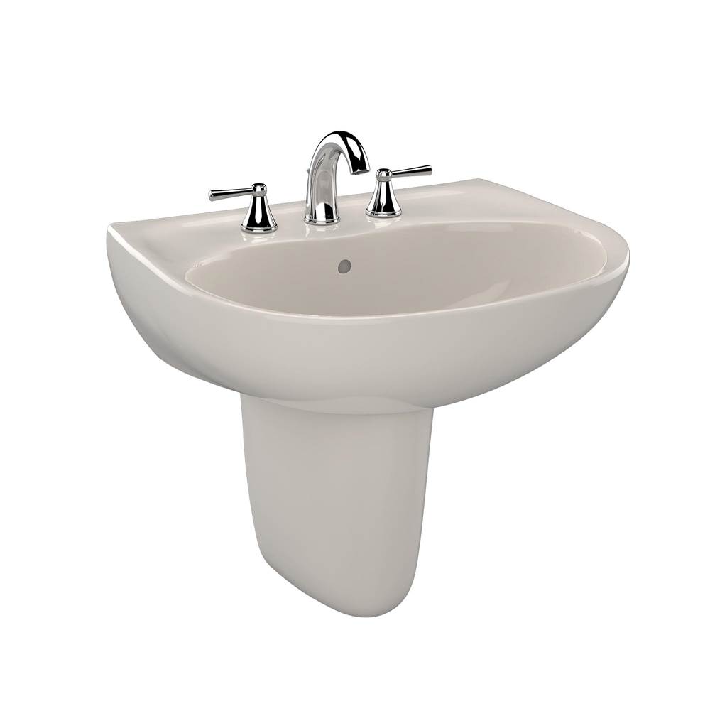 Fixtures, Etc.TOTOToto® Supreme® Oval Wall-Mount Bathroom Sink With Cefiontect And Shroud For 8 Inch Center Faucets, Sedona Beige