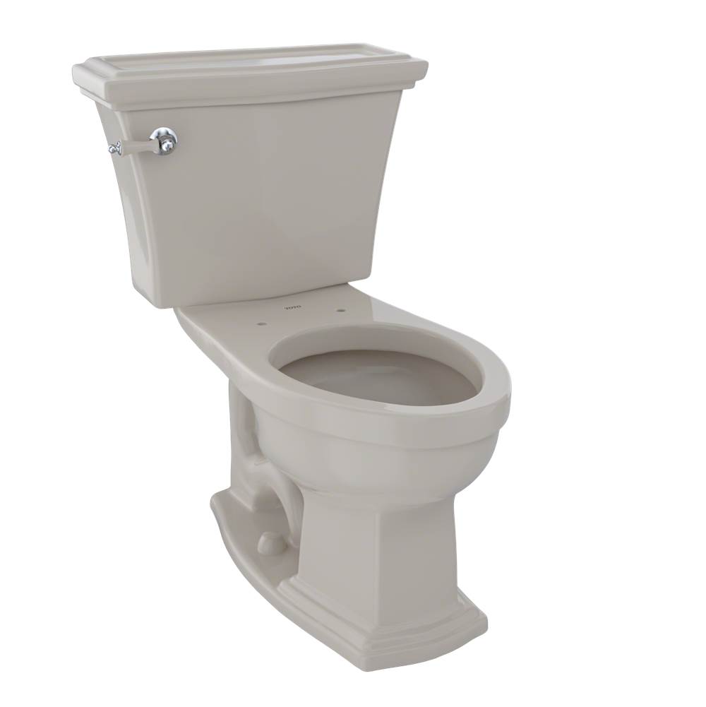 Fixtures, Etc.TOTOClayton® Two-Piece Elongated 1.6 GPF Universal Height Toilet, Bone