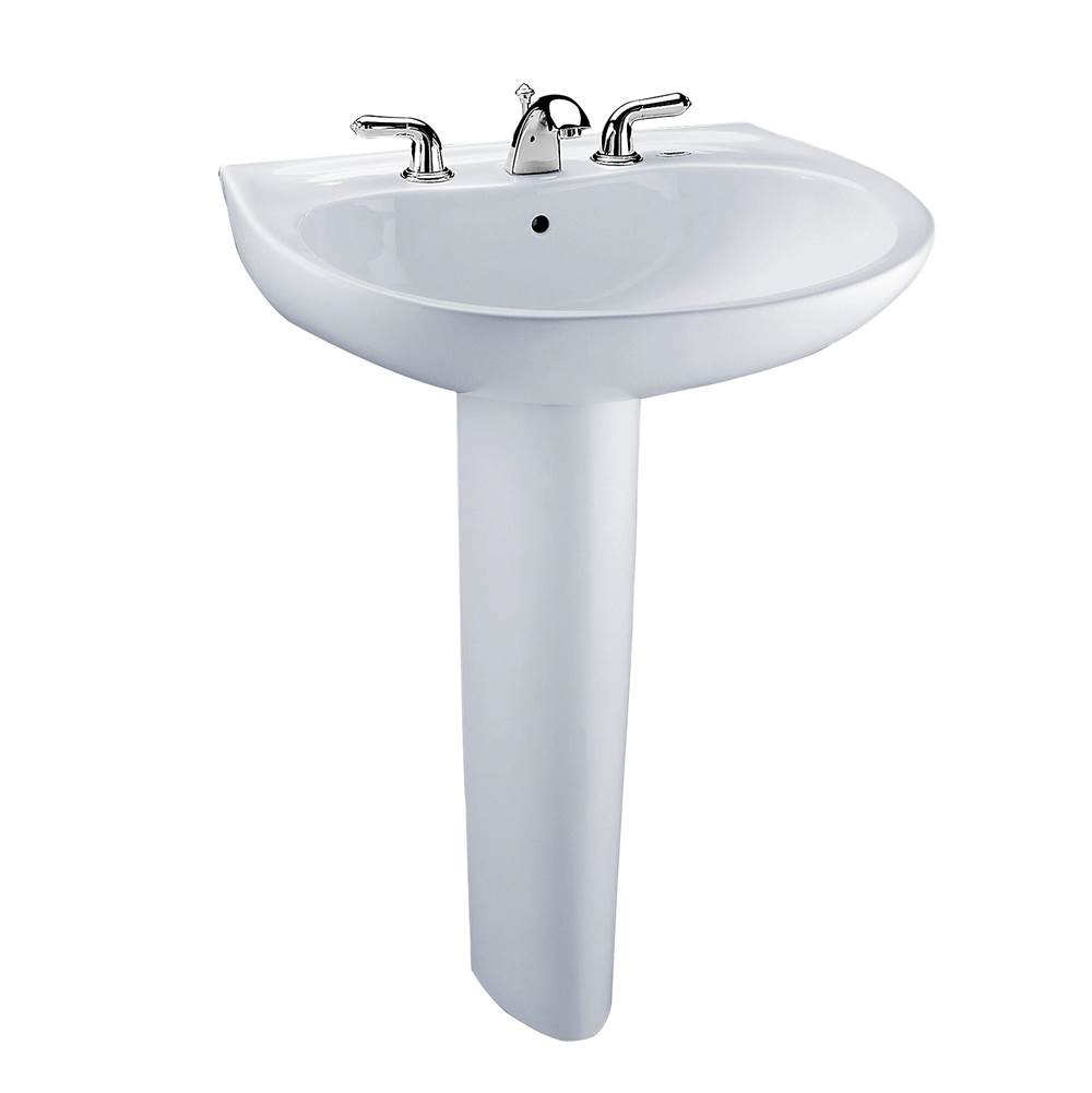 Fixtures, Etc.TOTOToto® Prominence® Oval Basin Pedestal Bathroom Sink With Cefiontect™ For 4 Inch Center Faucets, Sedona Beige