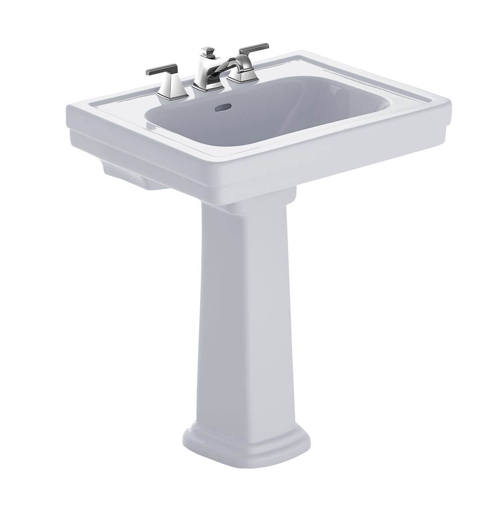 Fixtures, Etc.TOTOToto® Promenade® 27-1/2'' X 22-1/4'' Rectangular Pedestal Bathroom Sink For Single Hole Faucets, Cotton White